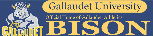 Gallaudet University Bison Logo